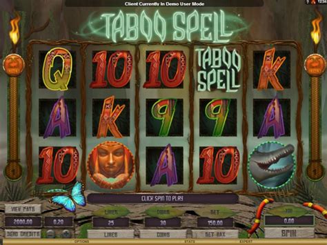 Taboo Spell RTP .